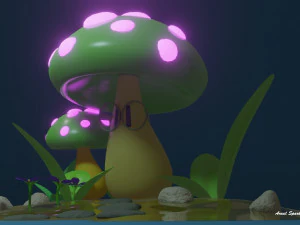 Smart Mushroom 3D Model