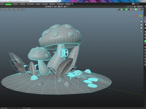 Smart Mushroom 3D Model