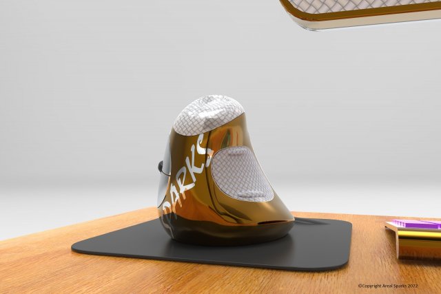 Bluetooth Vertical mouse 3D Model .c4d .max .obj .3ds .fbx .stl .blend 