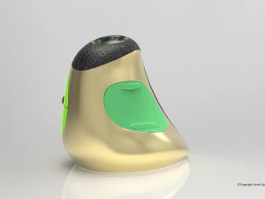 ब्लूटूथ वर्टिकल माउस 3D मॉडल