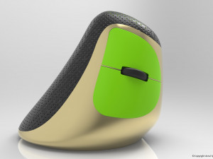 Bluetooth Vertical mouse 3D Model