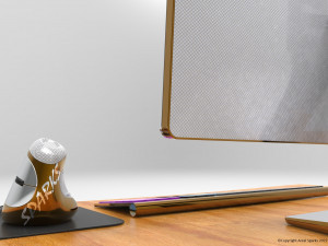 Bluetooth Vertical mouse 3D Model