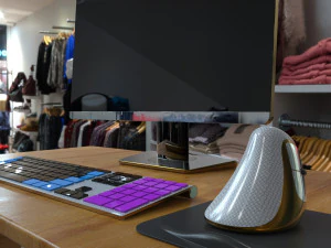 ब्लूटूथ वर्टिकल माउस 3D मॉडल