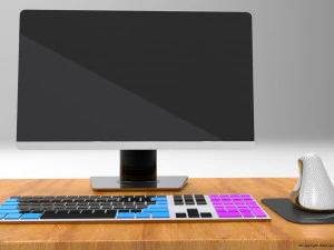 ब्लूटूथ वर्टिकल माउस 3D मॉडल