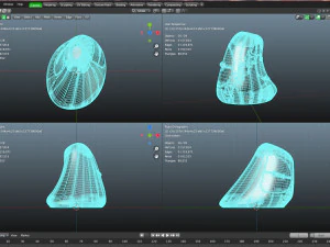ब्लूटूथ वर्टिकल माउस 3D मॉडल