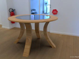 Tavolo da ufficio Modello 3D