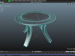 Office table Model 3D