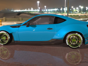 Drift Wheels 3D Model