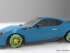 Drift Wheels 3D Model