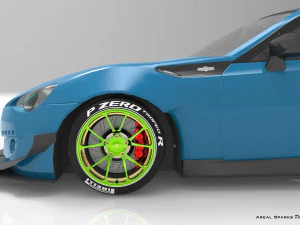 Drift Wheels 3D Model