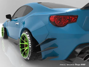 Drift Wheels 3D Model