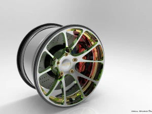 Drift Wheels 3D Model