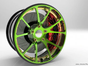 Drift Wheels 3D Model