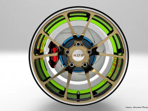Drift Wheels 3D Model
