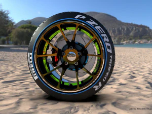 Drift Wheels 3D Model