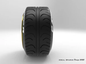 Drift Wheels 3D Model
