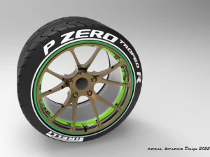 Drift Wheels 3D Model