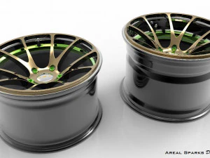 Drift Wheels 3D Model