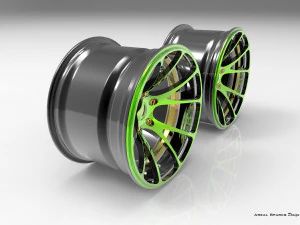 Drift Wheels 3D Model