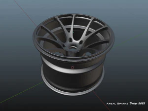 Drift Wheels 3D Model