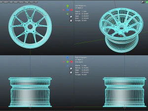 Drift Wheels 3D Model