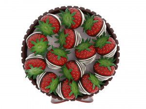 Strawberry Cake Collection Modelo 3D