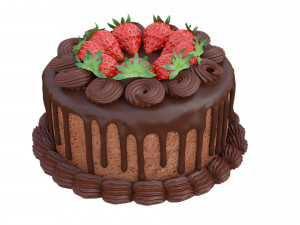 Strawberry Cake Collection Modelo 3D