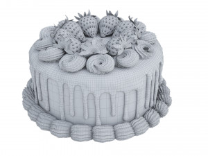Strawberry Cake Collection Modelo 3D
