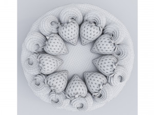 Strawberry Cake Collection Modelo 3D