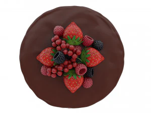 Strawberry Cake Collection 3D Model