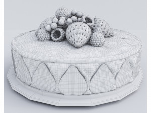 Strawberry Cake Collection Modelo 3D