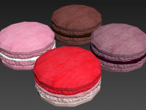Macaroon Collection 3D Model