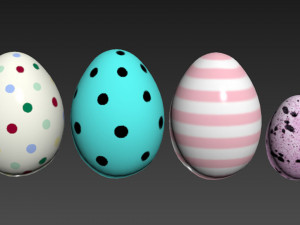 Easter Egg Collection 3D 模型