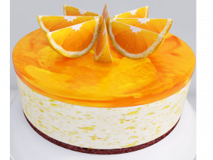 Orange Cake Collection 3D Модель