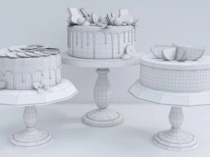 Cole&ccedil;&atilde;o Bolo De Laranja Modelo 3D
