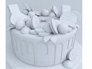 Orange Cake Collection 3D Модель