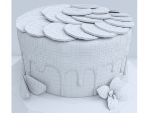 Orange Cake Collection 3D Модель