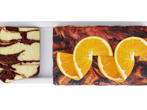 Orange Cake Collection 3 Modello 3D