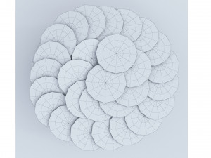 Orange Cake Collection 4 Model 3D