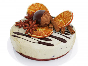 Orange Cake Collection 5 3Dモデル