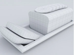 Orange Cake Collection 5 3D Model