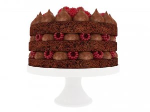 Fruit berry cake collection 2 3D Model