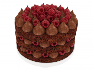 Fruit berry cake collection 2 Modèle 3D