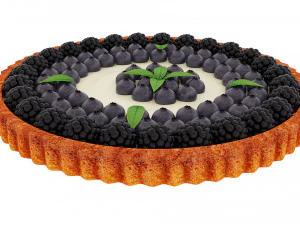 Fruit berry cake collection 2 3D Model