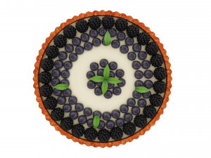 Fruit berry cake collection 2 Modèle 3D