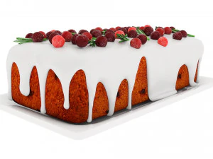Fruit berry cake collection 2 3D Model