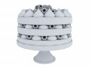Fruit berry cake collection 2 Modèle 3D