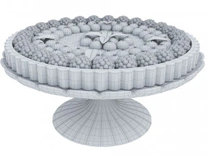 Fruit berry cake collection 2 3D Model