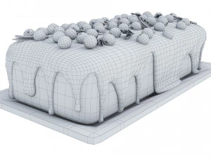 Fruit berry cake collection 2 3D Model