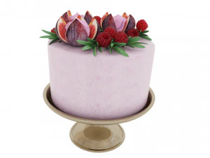 Fruit berry cake collection 3 3D Model